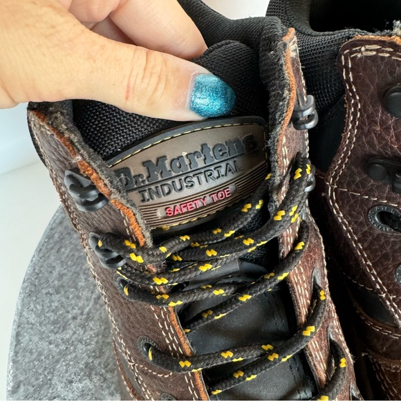 Dr. Martens Grapple Steel Toe Brown Leather Work Boots 11 - Picture 10 of 14